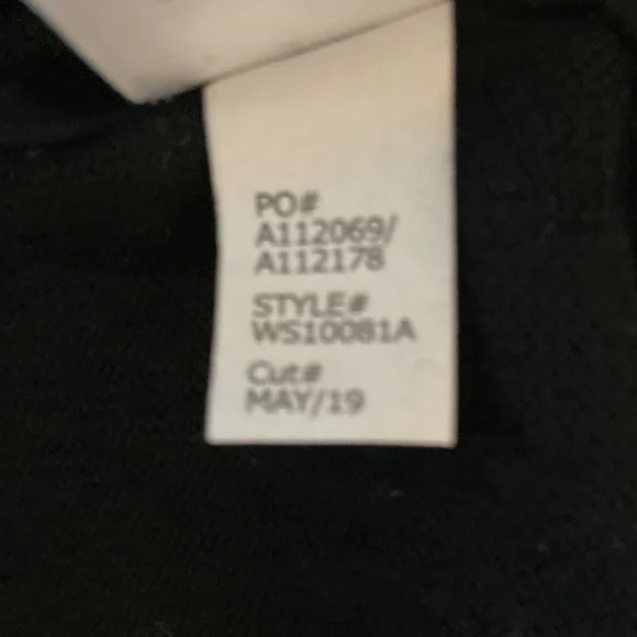 Market & Spruce Women's Black and Gray Striped Cowl Neck Sweater sz.L - Picture 8 of 8